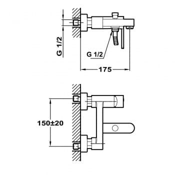 smesitel teka aura chernyj 50121020N shema